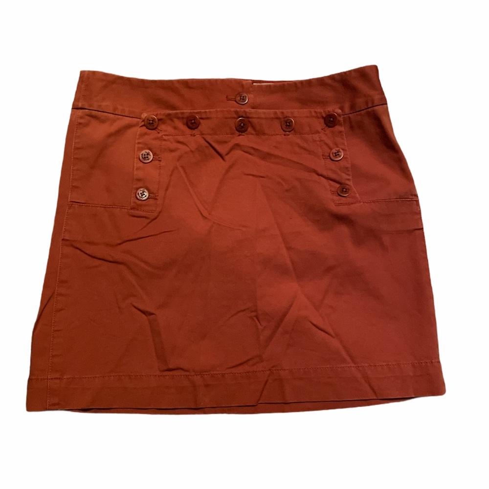 J. Crew Button Mini Skirt